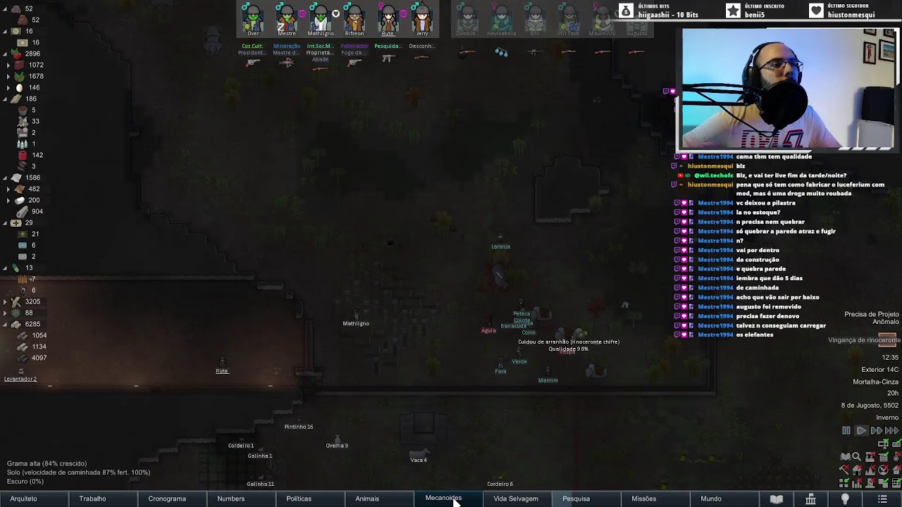🔴 RimWorld - Anomalia.. Segunda tentativa para zerar a DLC. Ep06
