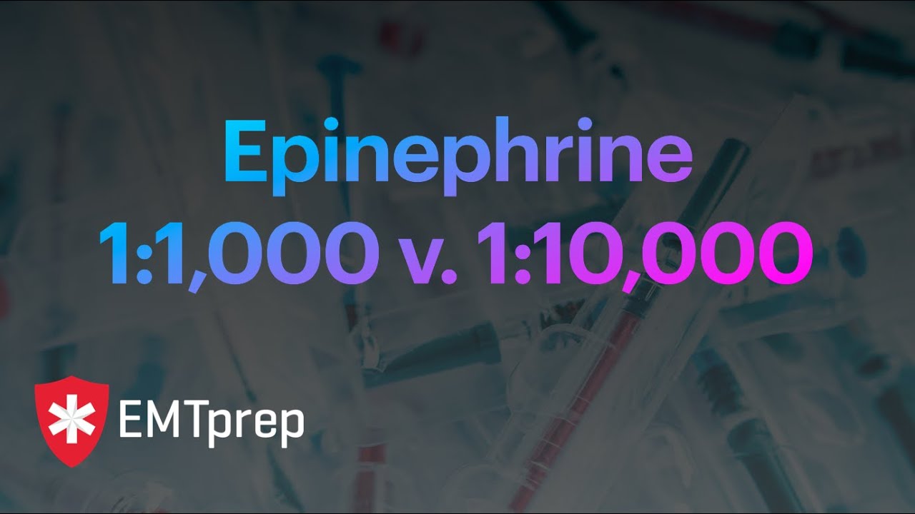 Адреналин 1:1000 против 1:10000