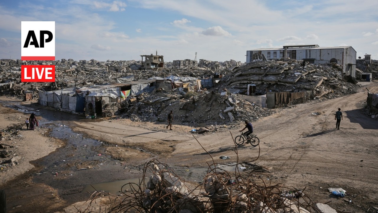 LIVE: View of Gaza City on 3rd anniversary of Oct. 7 attack