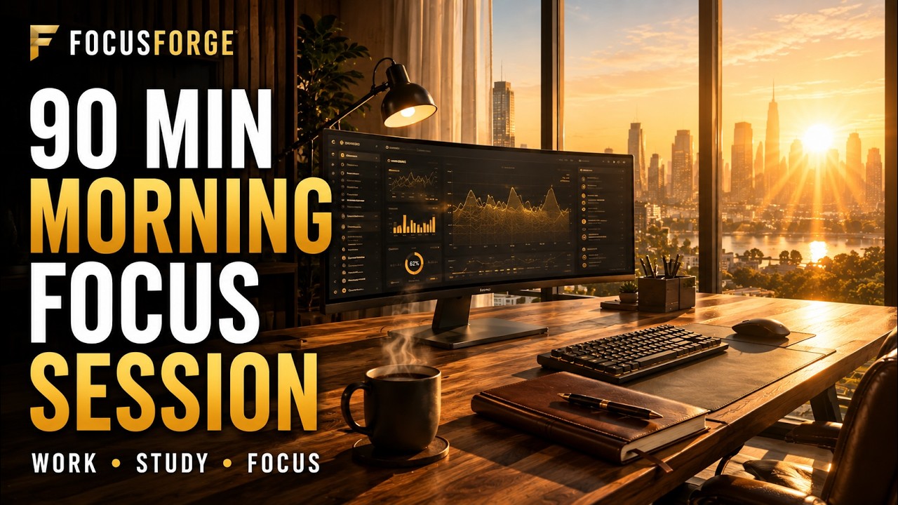 90 Min Morning Focus Session Vol. 4 | Ambient Music for Work, Study & Deep Focus