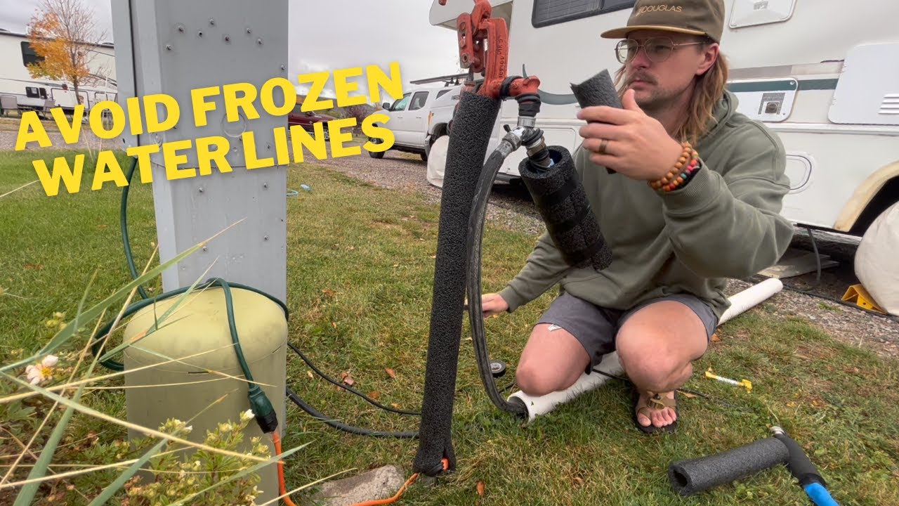 How to Heat Tape and Insulate RV External Water Lines