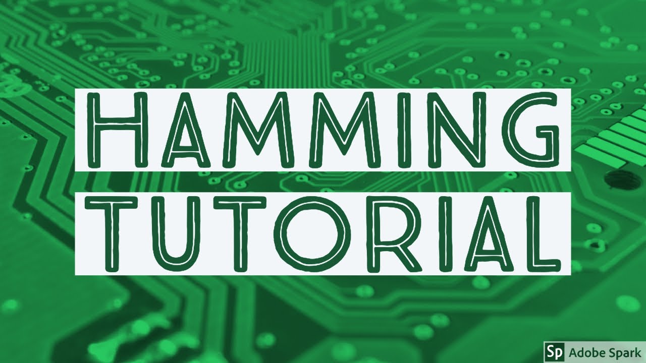 Detección y corrección de errores - Hamming [Tutorial]