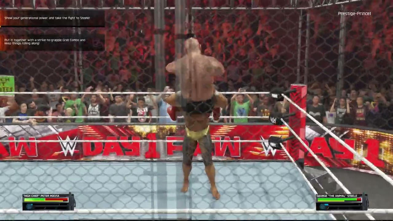 WWE 2K25 - How To Complete A Grab Combo Against George Steel - Bloodline Showcase (PS5)