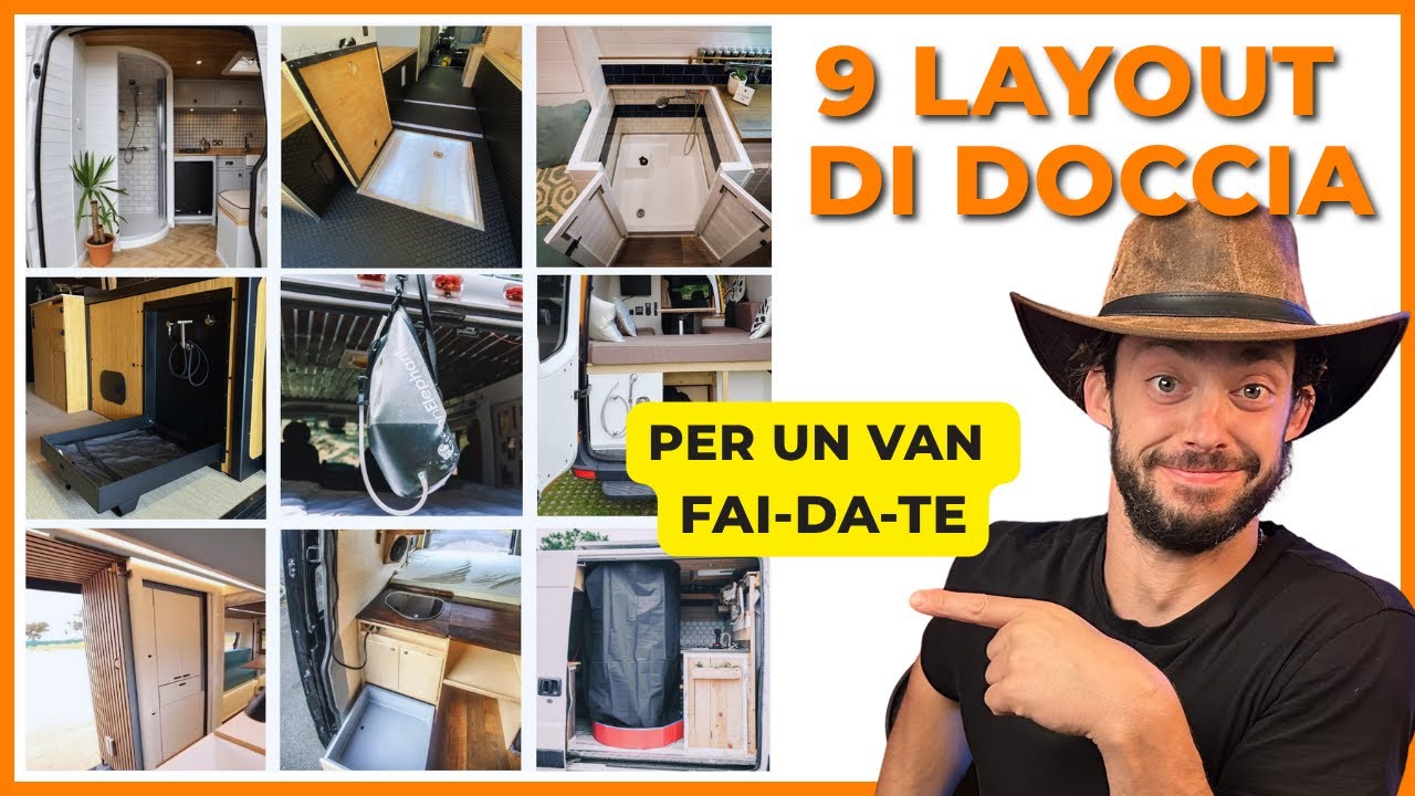 9 Layout per una Doccia in un Camper Fai da Te | Camper 101 | EP. 14