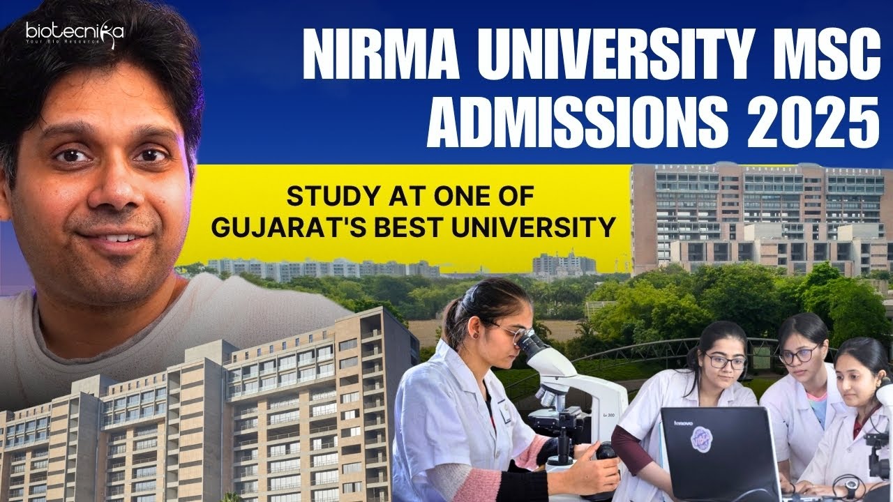 Nirma University MSc Admissions 2025 - Study at One of Gujarat's Best University