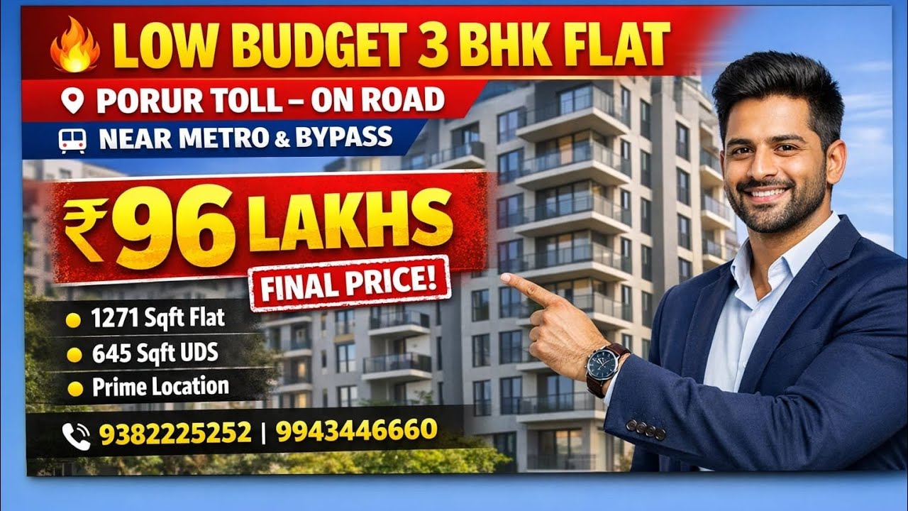 ID 2211 low budget 3Bhk Flat Bypass road Metro station near #Flat #Flatforsale #lowbudgetflats 