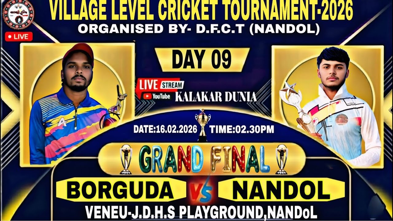 borguda vs nandol final match live by kalakar dunia nandol