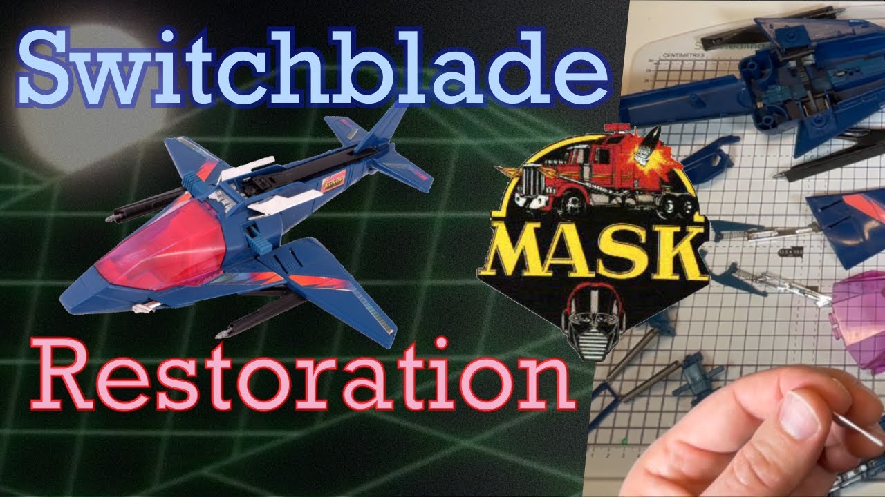 M.A.S.K Switchblade Vintage Toy Restoration For My Good Friend Luke - Kenner 1980s