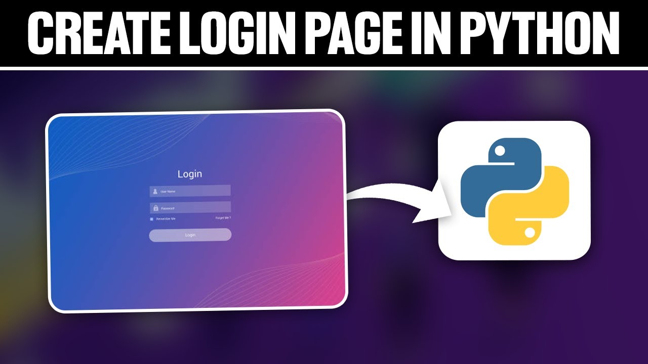 Как создать страницу входа на Python 2025! Для начинающих (полное руководство)