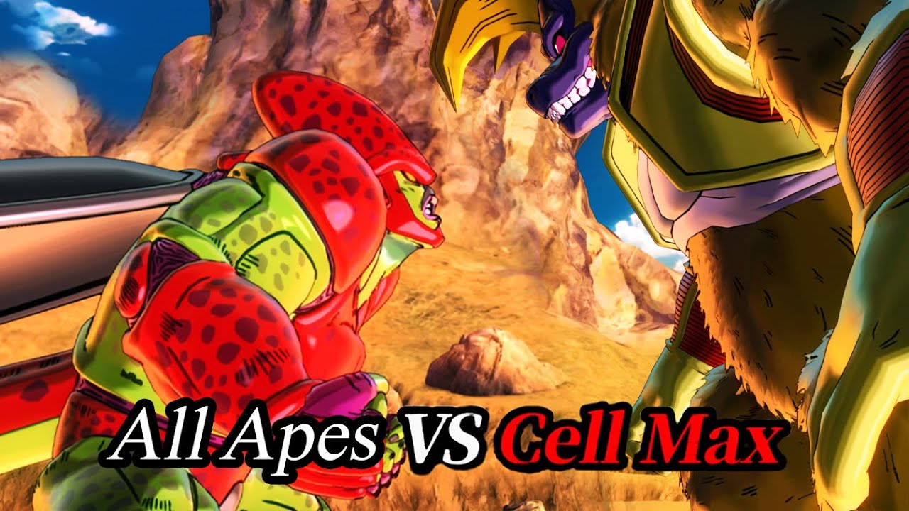 Cell Max Vs All Great Apes In Dragon Ball Xenoverse 2 DLC 16 Free Update