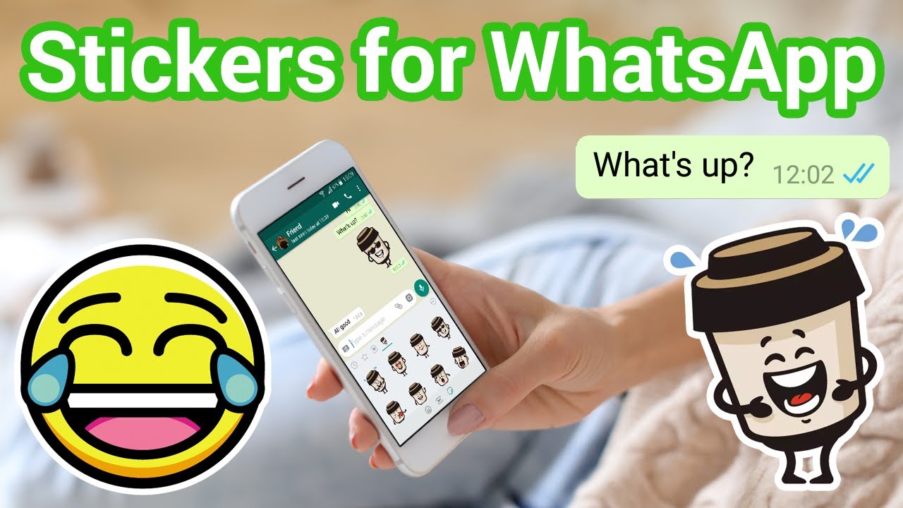 Отправить наклейки - новая функция на WhatsApp Android.