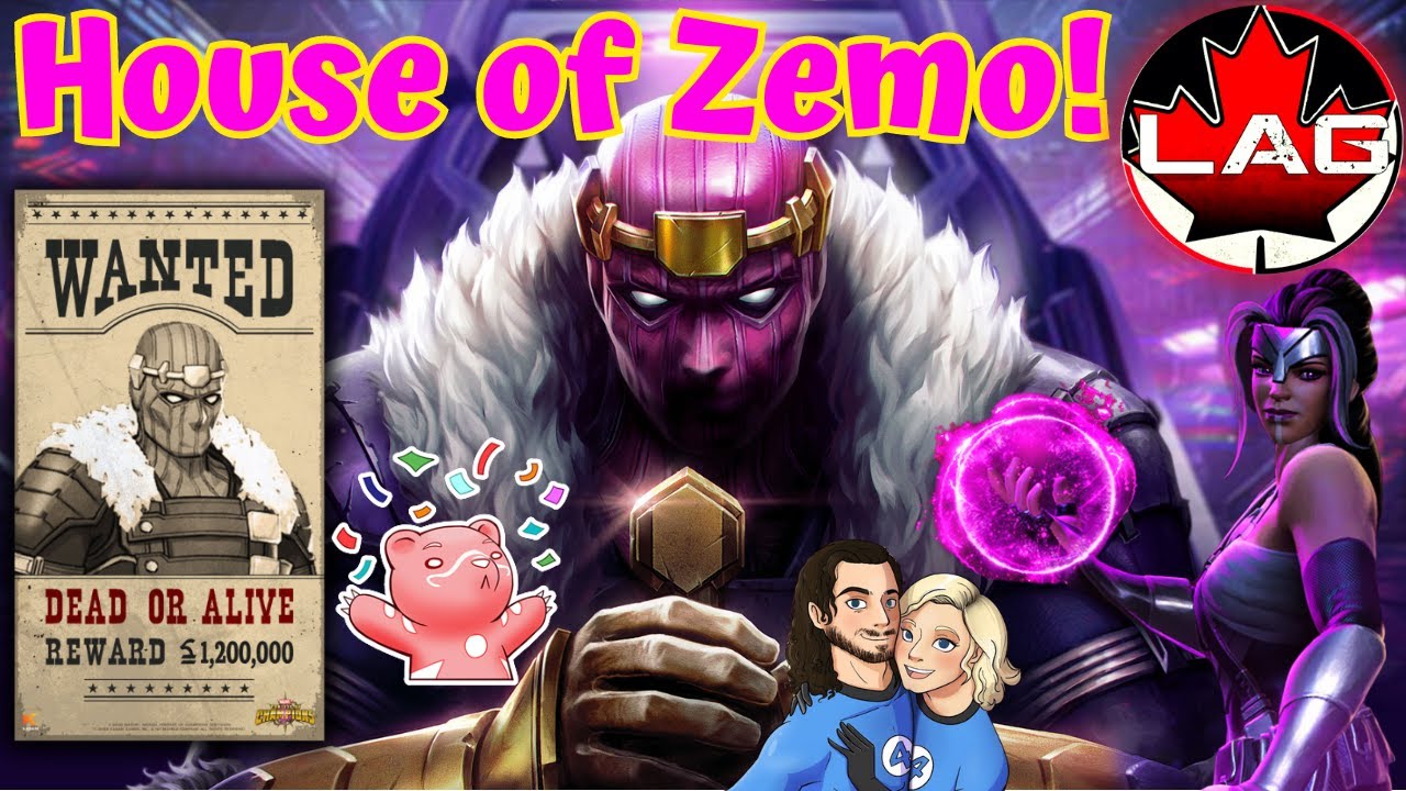 HOUSE OF ZEMO! KarateMike's CCP Carina Challenge! Baron Zemo Versus Grandmasters Gauntlet! - MCOC