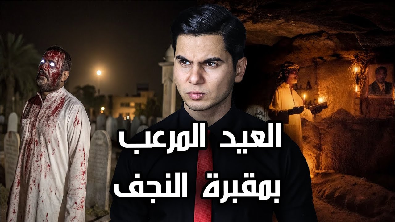 العيد المرعب  لأصدقاء اثنين في مقبرة النجف