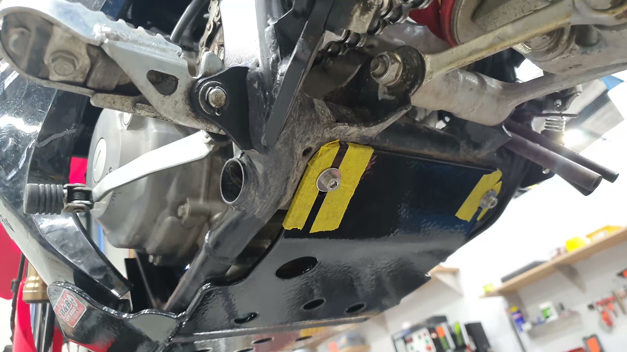 CRF300 RALLY BASH PLATE INSTALLATION