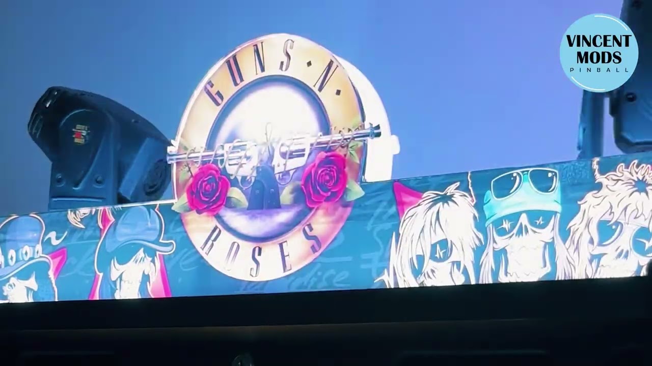 Topper Guns N Roses for JJP PINBALL GNR SE/LE/CE