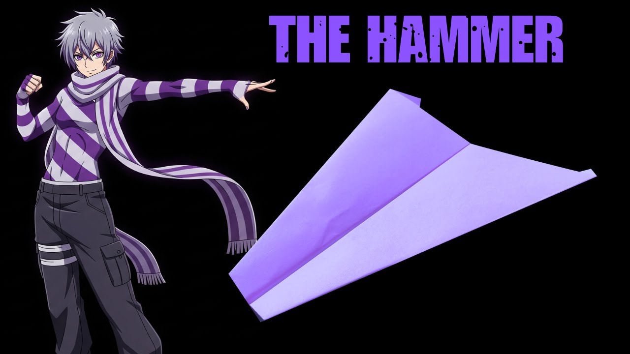 How to make a Paper Airplane - Hammer