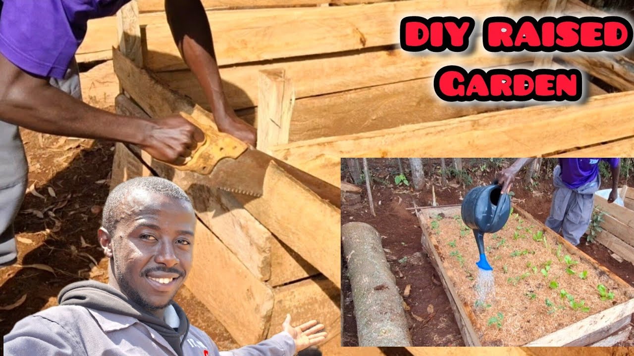 DIY Raised Garden Bed 🌿 Building Our Herb Garden in the Village