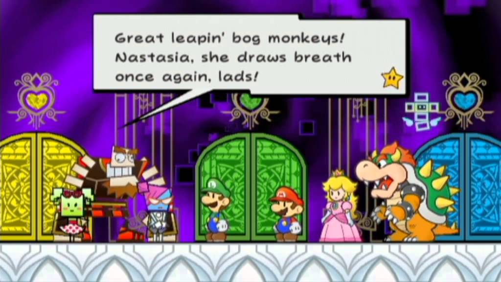 (wii) Super Paper Mario - Ending