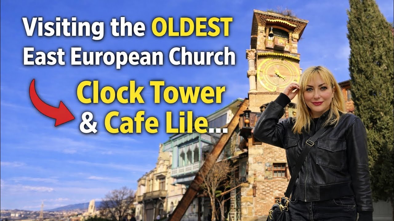 Shavteli Street in Old Tbilisi, famous for its historic architecture and charming cafés. ⏰ #travel 