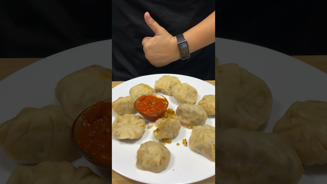Tandoori Paneer Momos ASMR Cooking #shorts #food #momos #paneermomos #indianasmrworld #asmr