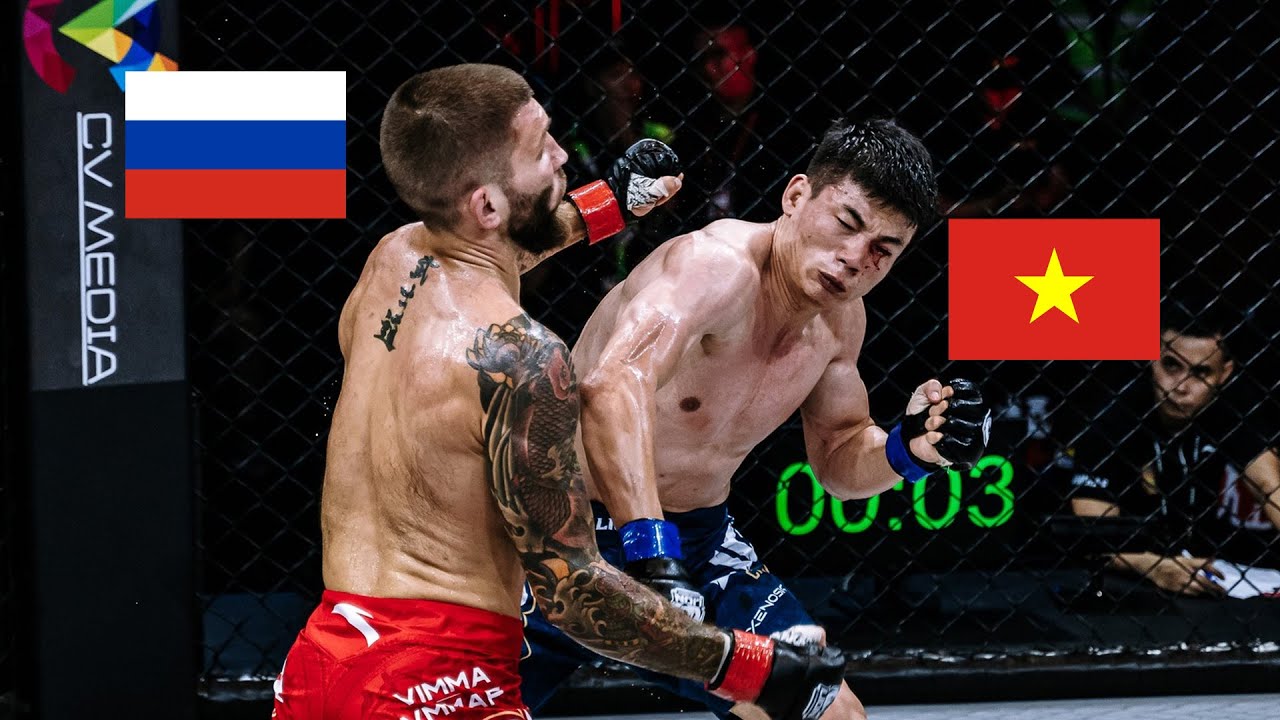 Đỉnh cao 10 phút đại chiến Quàng Văn Minh solo cực cháy chiến thần nước Nga