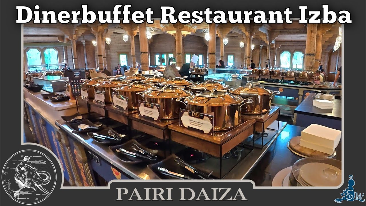 [Pairi Daiza] Dinerbuffet in restaurant Izba (4K)