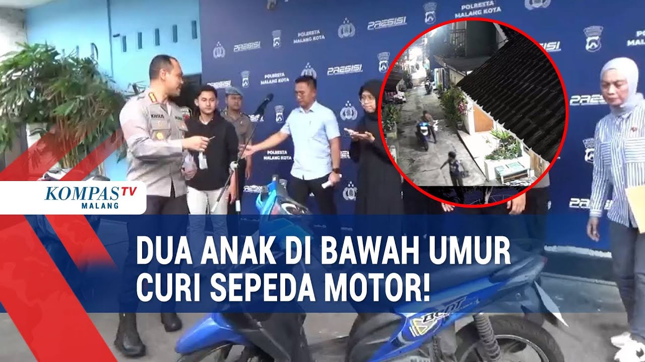2 Anak di Bawah Umur di Malang Curi Sepeda Motor, 1 Pelaku Masih Siswa SD!