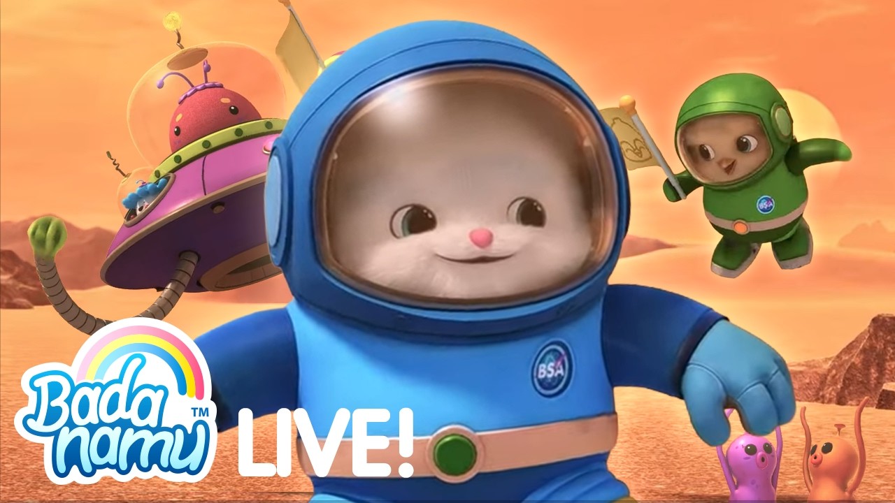 LIVE! MARCH MARATHON Kids' Music, Nemies, and Stories! -  Badanamu Nursery Rhymes, ABC & Kids Songs