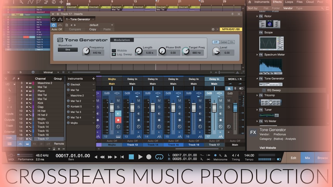 Crazy Way To A Better Mix - Mixing - Studio One 3 - Using Pink Noise
