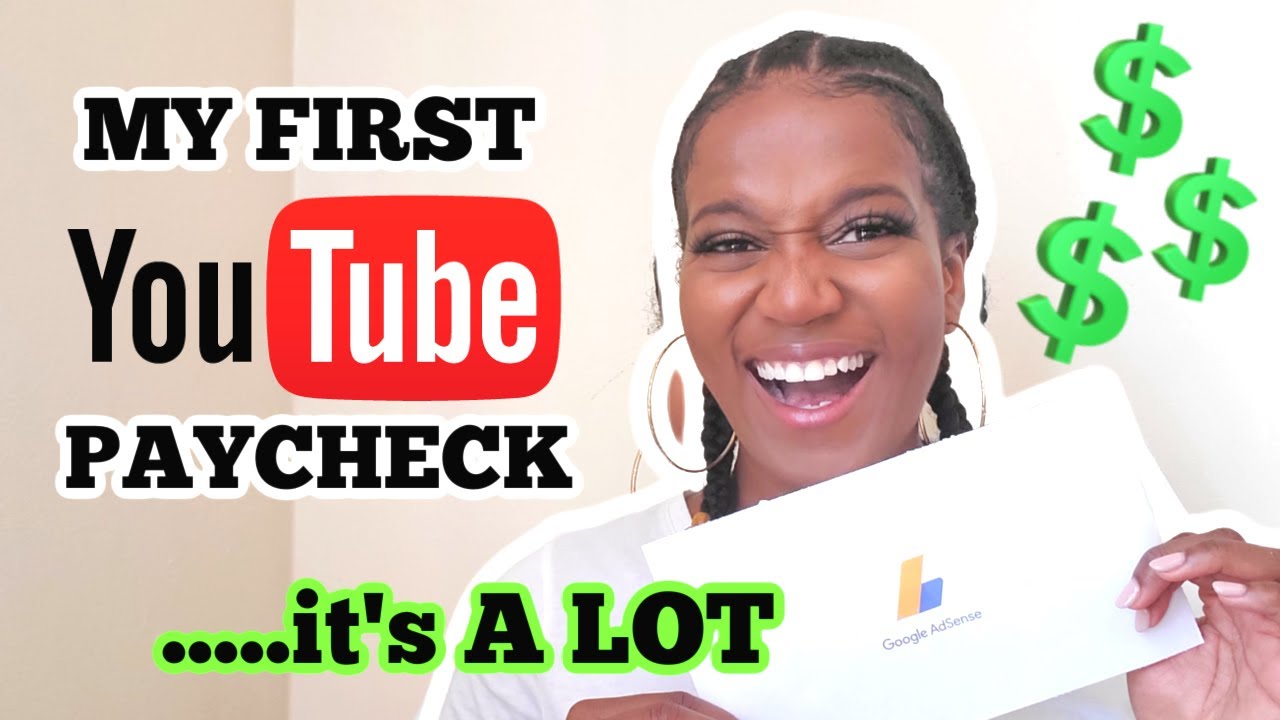 How Much I Make From YouTube As A Small YouTuber | My First YouTube Paycheck How Much I Made