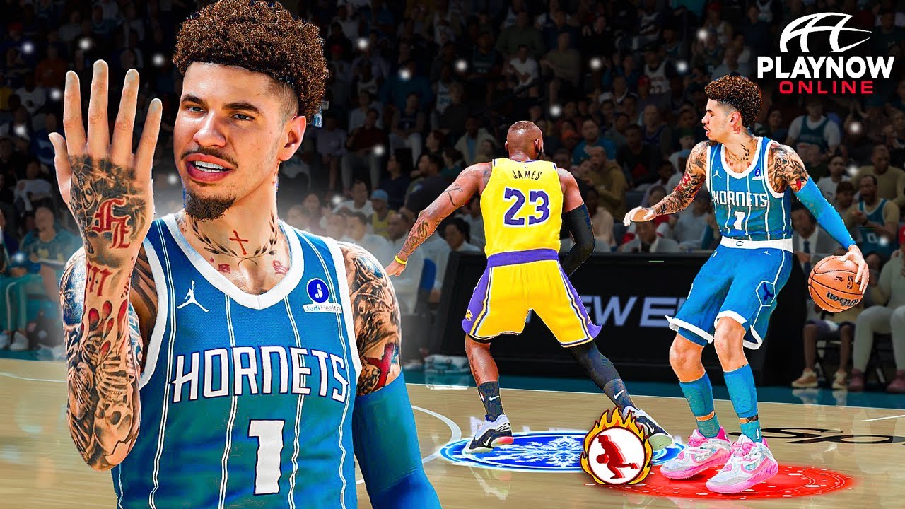 Готовьте противников с помощью LaMelo Ball в 2K26. Играйте сейчас онлайн!