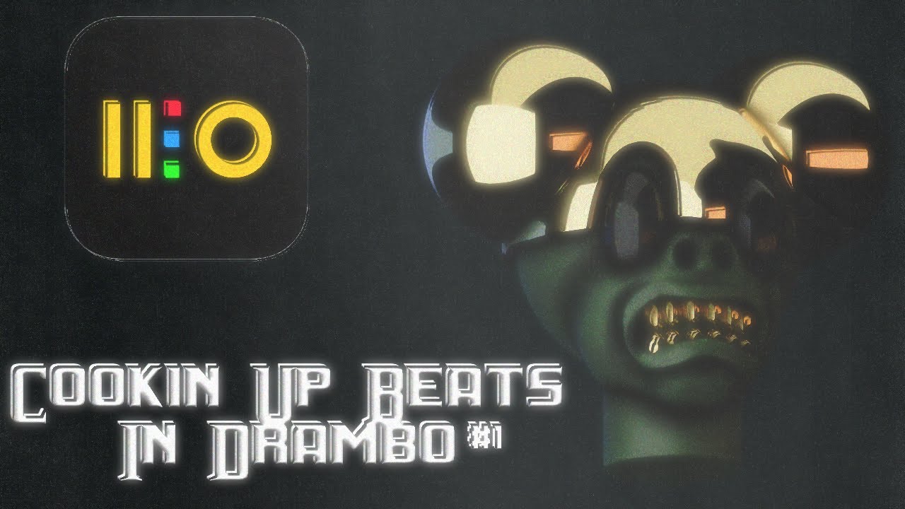 Making beats in Drambo (iPad)
