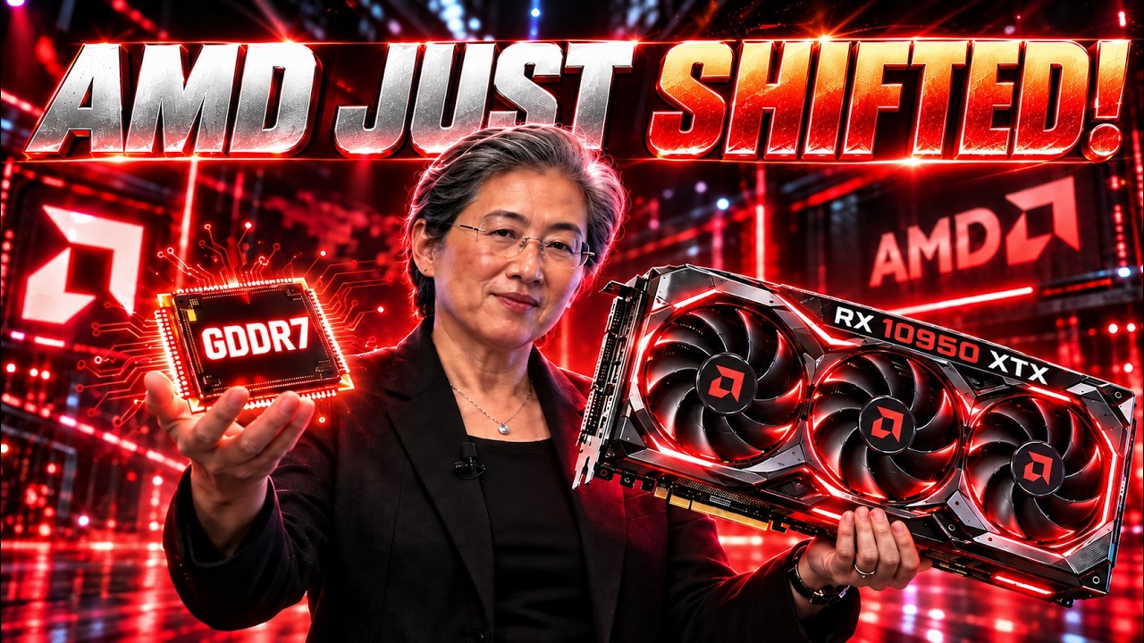 Поддержка GDDR7 от AMD кардинально меняет историю видеокарт!