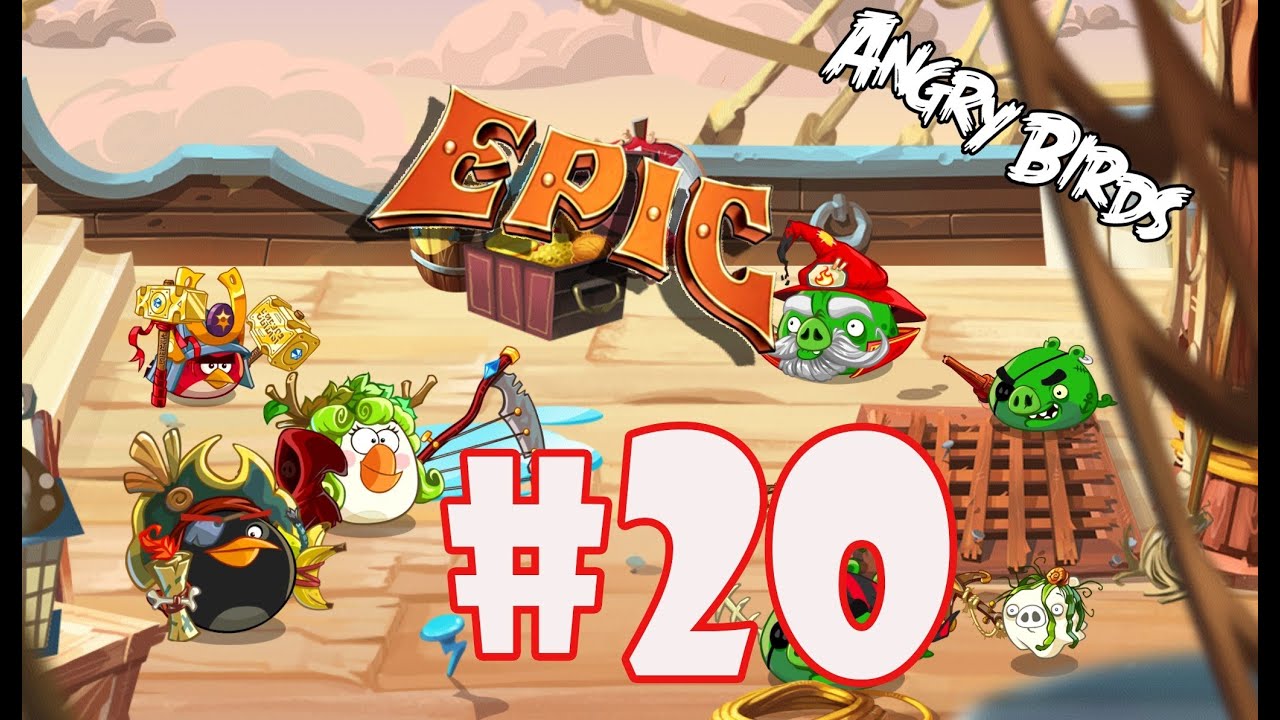 Angry Birds Epic: Part-20 Gameplay-Story Mode (Hog Head Mountain 1 - Magic Shield 3) iOS, Android