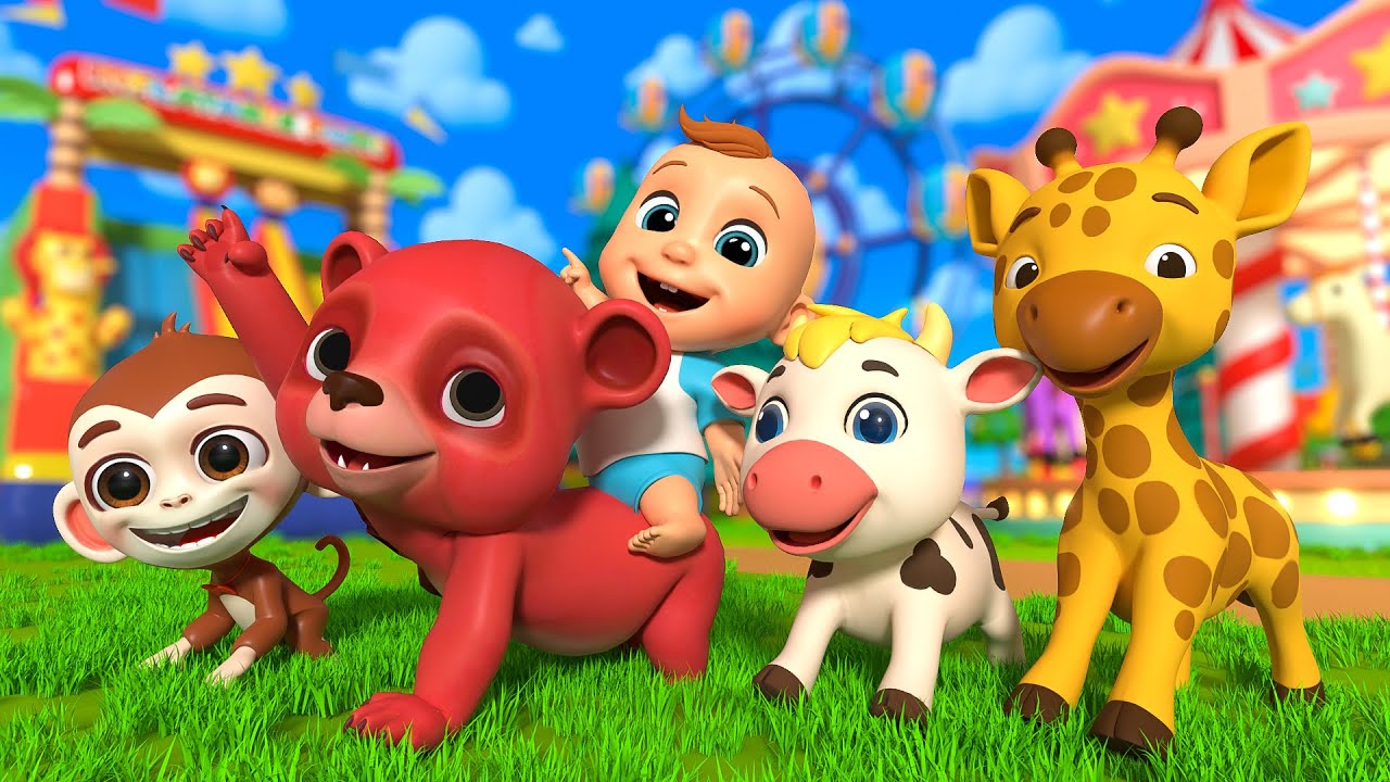 O urso foi ao carnaval | Canções infantis coloridas com animais e LuLu LaLa