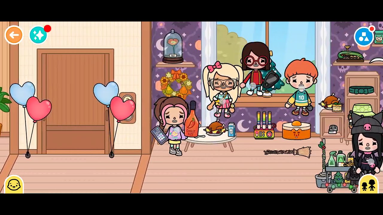 Toca World Chill & Party: Friends, Chilly Fizz & Outfit Fun! 🎉🥤👕✨