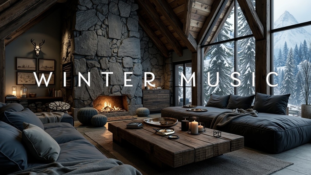 Уютная зимняя джазовая музыка для расслабляющих ночей | Теплые джазовые лаундж-атмосферы