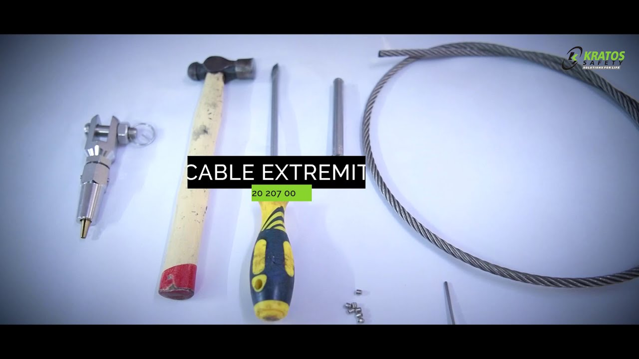 KRATOS SAFETY Mounting of Cable Extremity FA 20 207 00 (KS 2001 / KS 6000 / KS 7000)