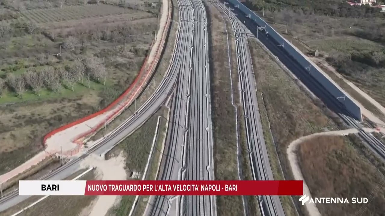 15 FEBBRAIO 2026   BARI   NUOVO TRAGUARDO PER L'ALTA VELOCITA' NAPOLI   BARI