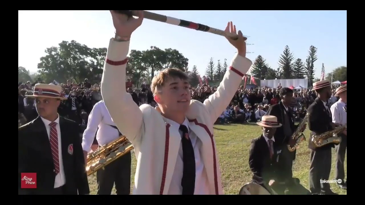 🔴⚫⚪ Maritzburg College 2025 Blazer Display, Parachutes and Number 1 Shout 🔴⚫⚪