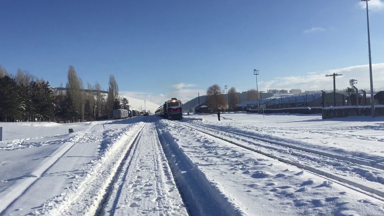TCDD DE 33017 Doğu Ekspresi Sarıkamış Gar Kars-Irmak Seferi