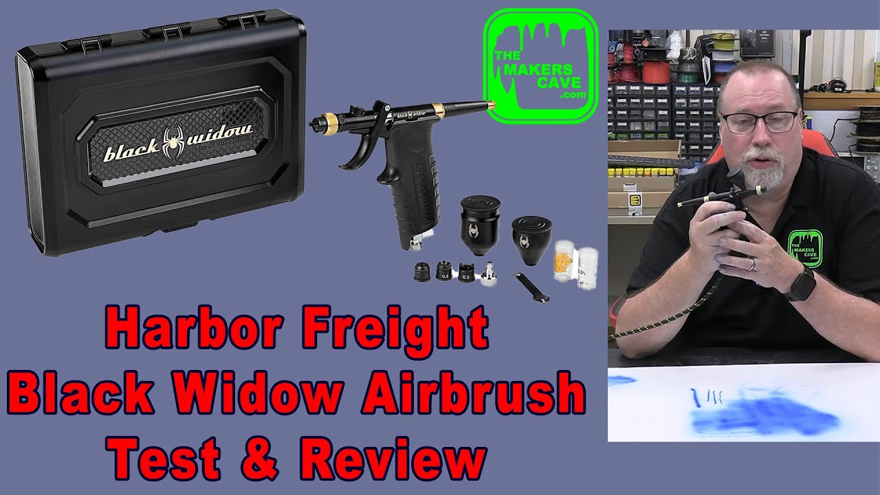 Обзор аэрографа Harbor Freight Black Widow