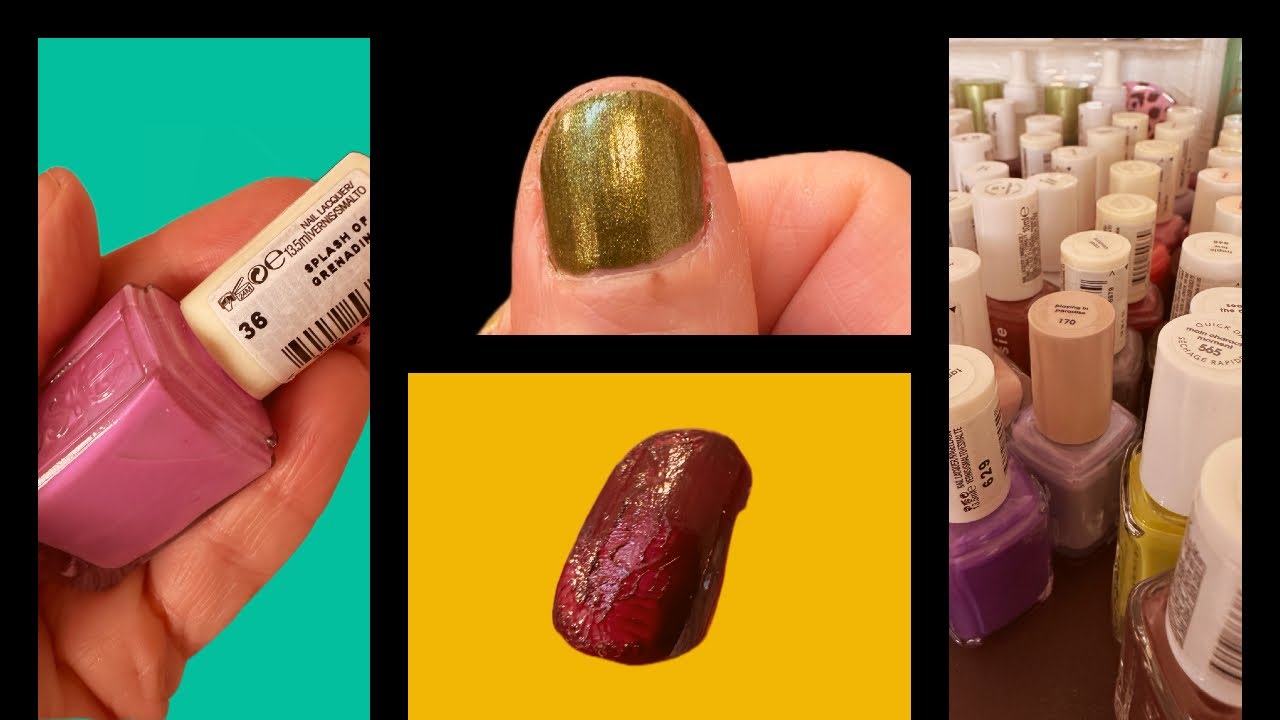 Nagellack -Sammlung💅 / meine essie - Lacke / von uralt🙈 bis ziemlich Neu 😃😍 schimmelt Nagellack???