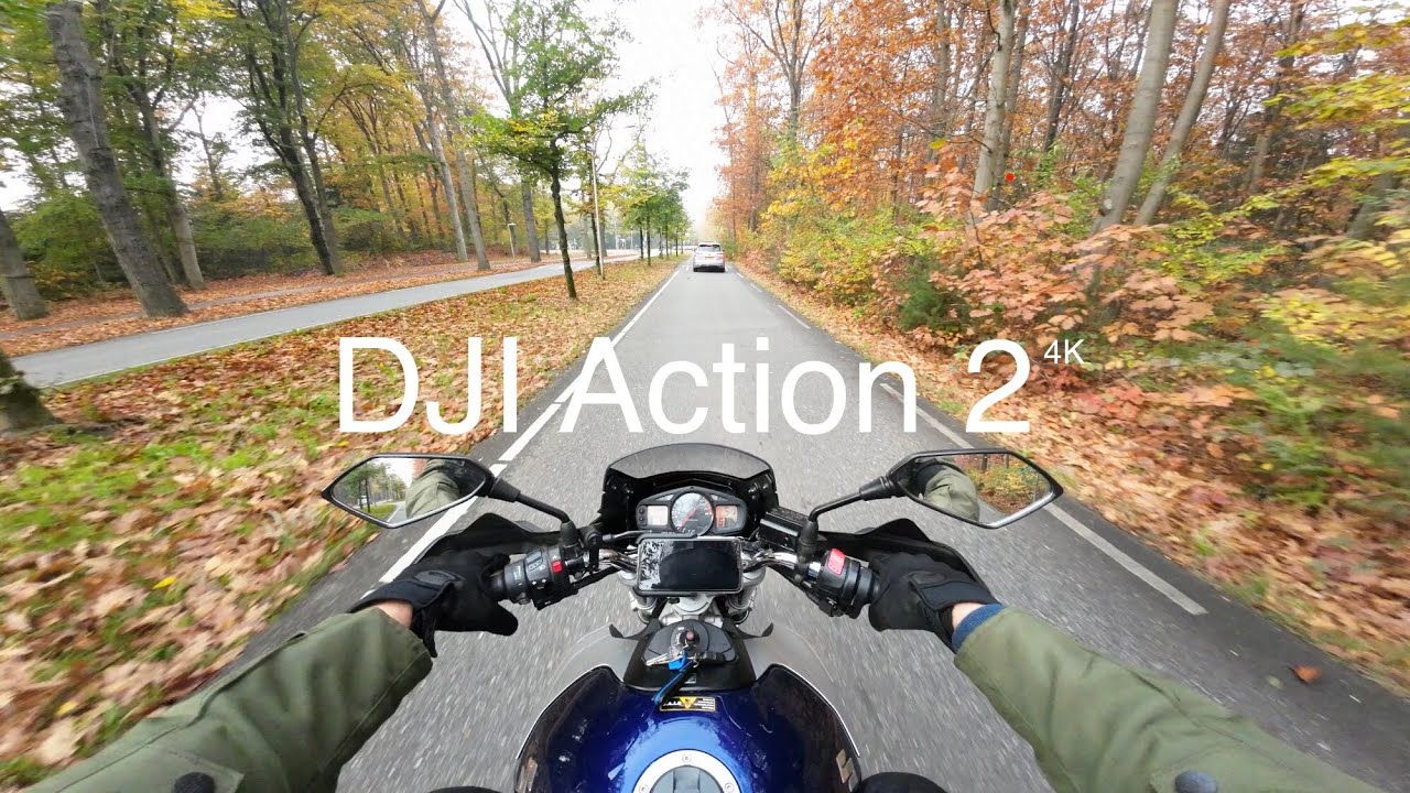 My first ride with the DJI Action 2 - Now uploaded in 4K