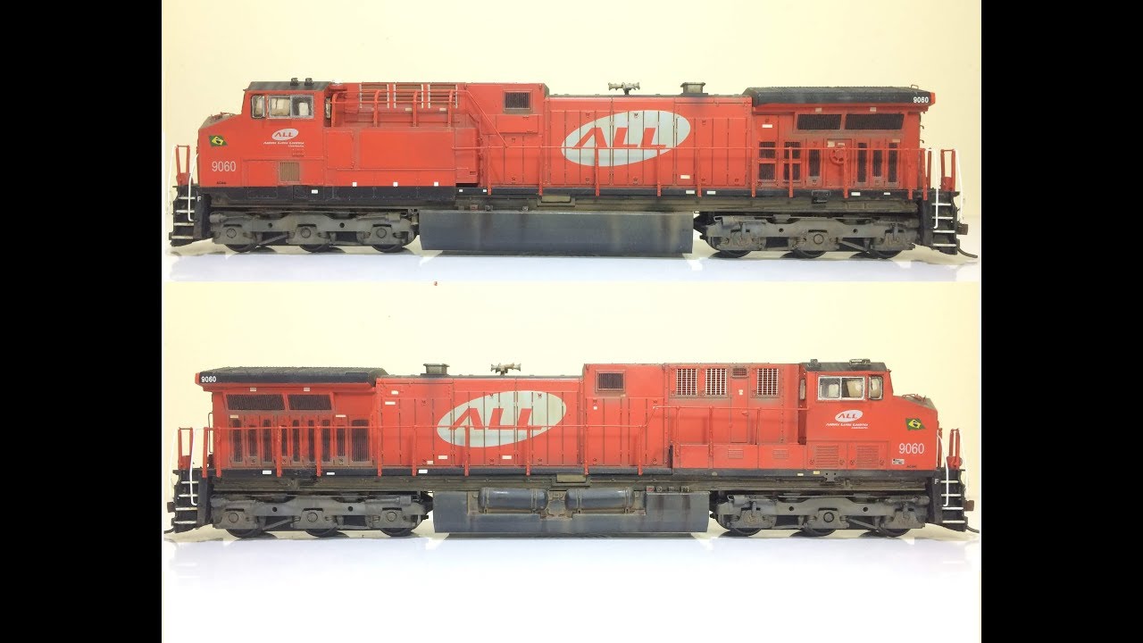 Super detail in Locomotive GE AC44 i HO Scale Frateschi