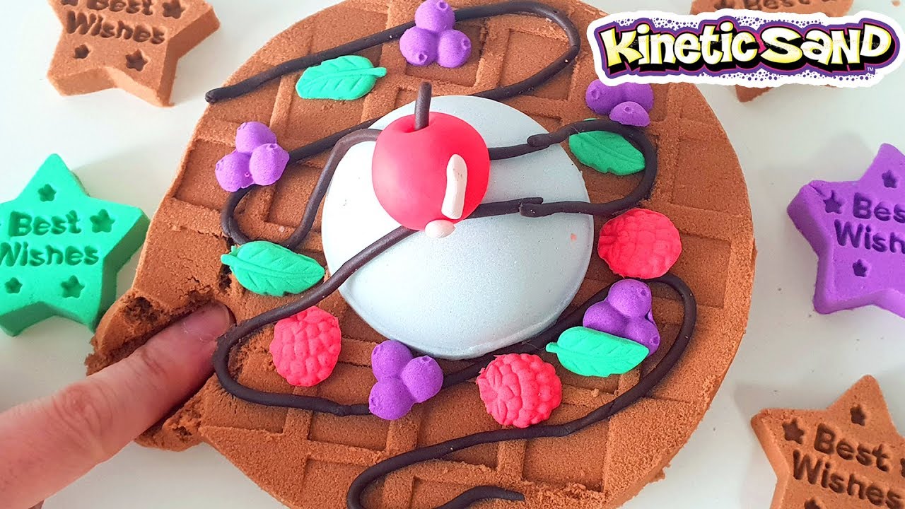 Sand Waffle & Clay Chocolate & Mad Mattr Fruits DIY Sand Art - CLAY ART TV
