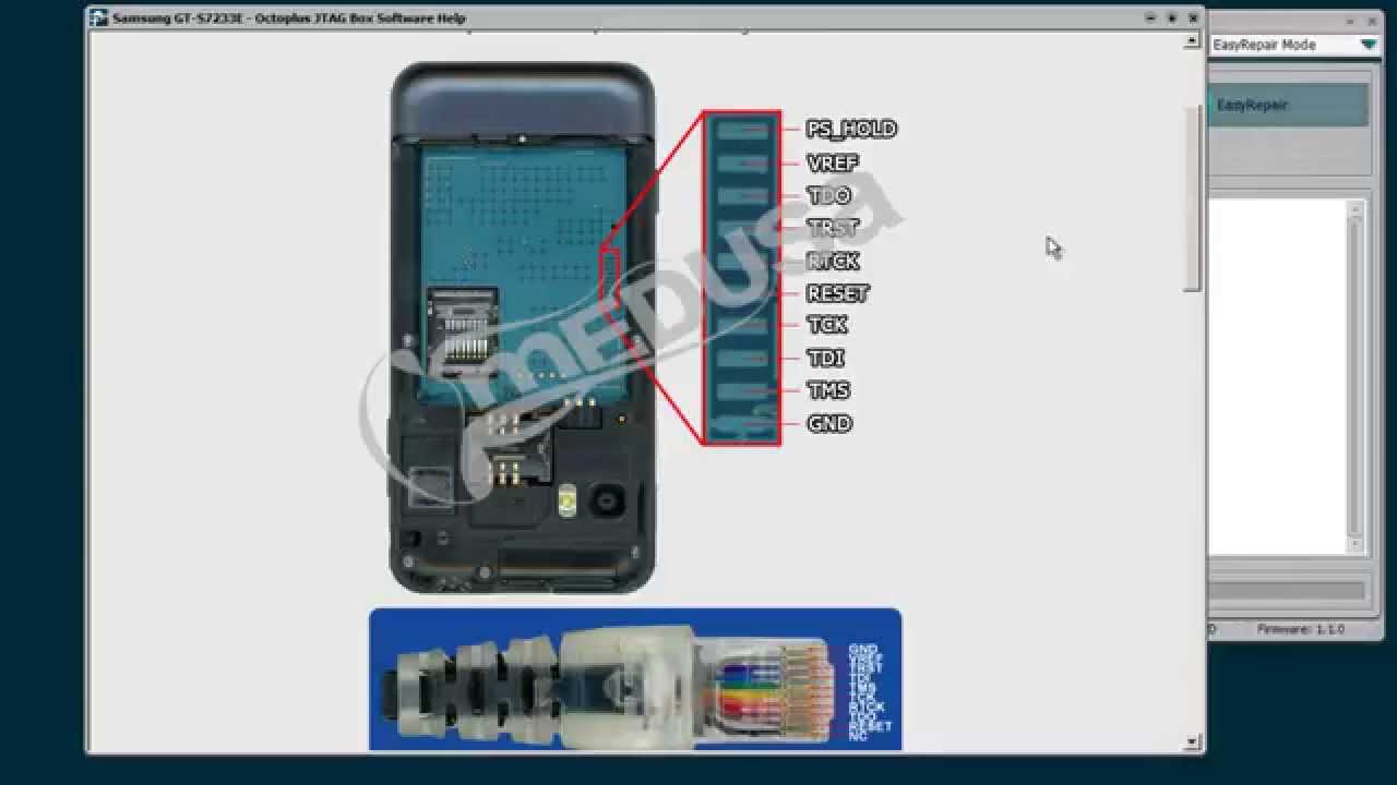 Samsung GT-S7233E Repair with Octoplus JTAG