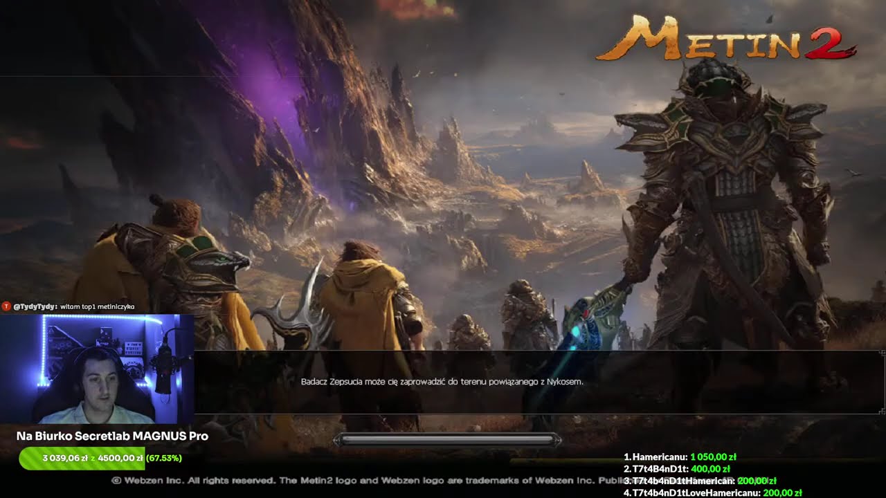 Metin2.PL (24.11.2025): Tyranny of Aamon - Nowa Aktualizacja [25.2] - Nowe Bronie + Buty + KD