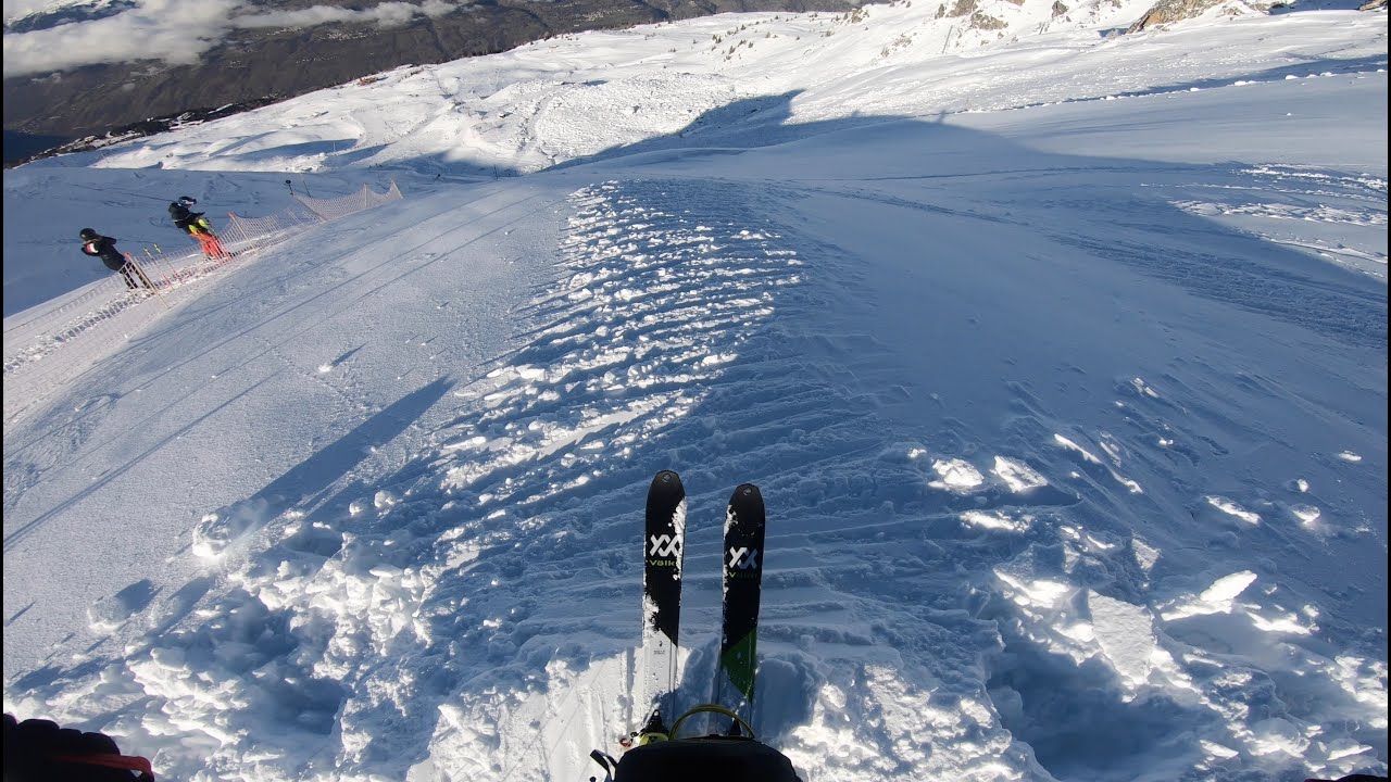 Parapente - Vol à ski 🎿 🪂📍 Arc 1800 - Deco Arpette / Atterro Altiport - Vol 60 - 27/12/22