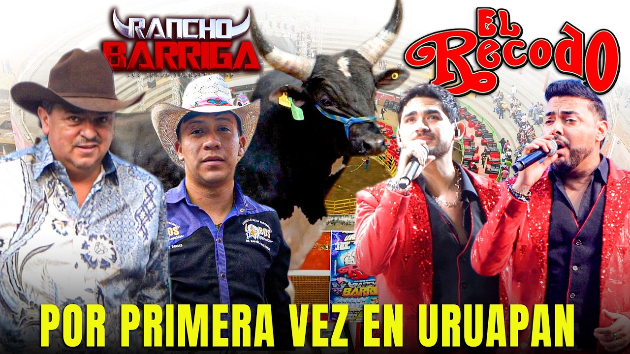 UNA PLAZA INCREÍBLE LA MACARENA DE URUAPAN || Banda Recodo y Rancho Barriga juntos en el jaripeo